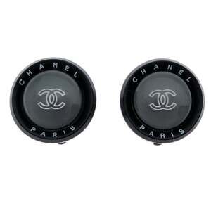 Chanel Cc Logo Clip-On Earrings Silver- #229248C68B